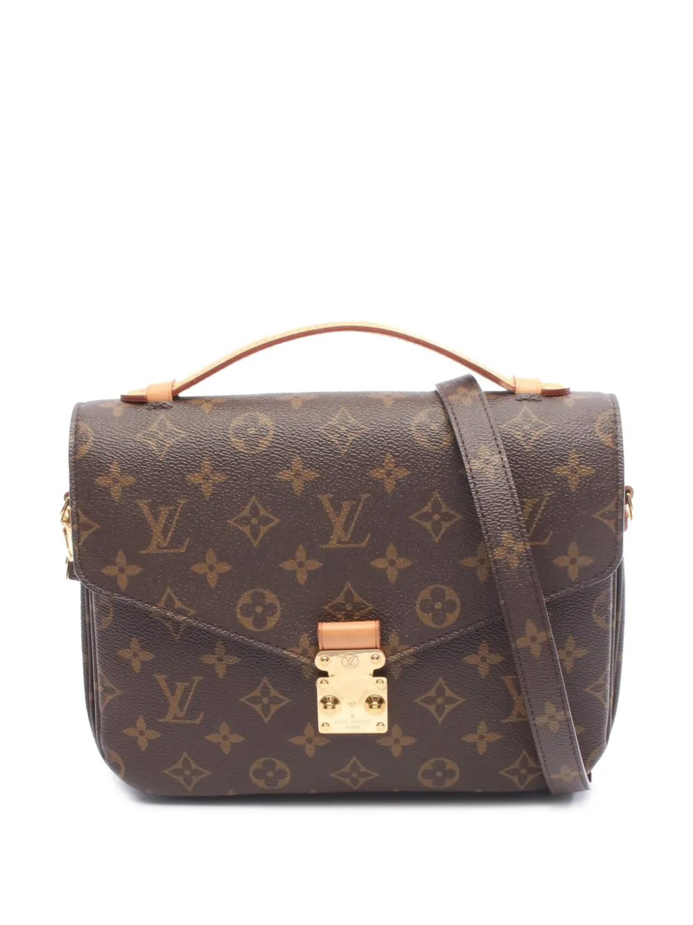 Louis Vuitton Pre-Owned 2021-2025 Monogram Pochette Metis satchel - Marrone