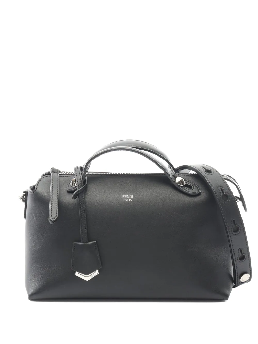 Fendi Pre-Owned 2010-2025 Medium Leather By The Way satchel - Nero