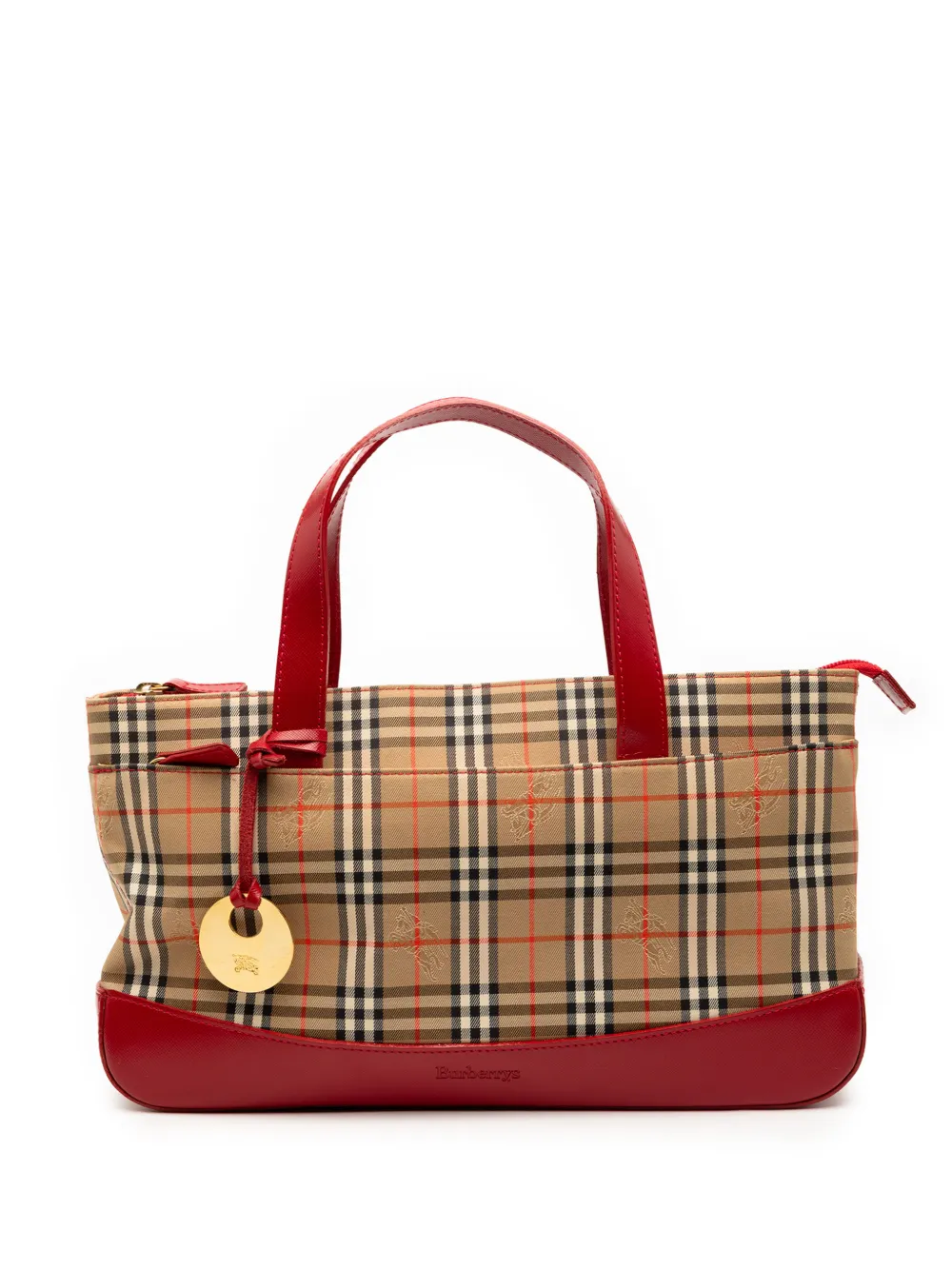 Burberry Pre-Owned 2000-2017 Haymarket Check Canvas handbag - Marrone