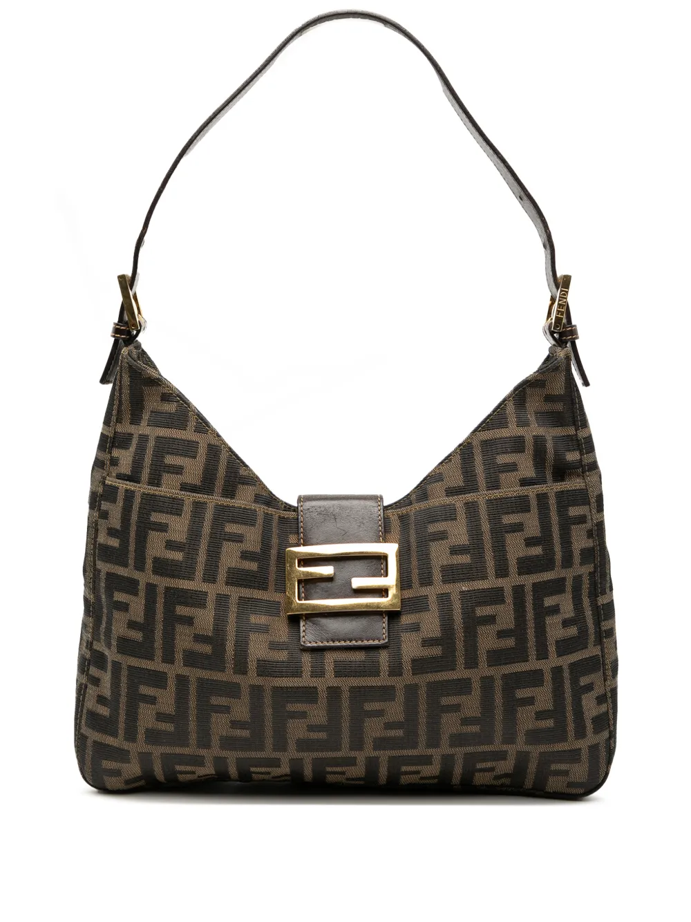 Fendi Pre-Owned 20th Century Zucca Canvas shoulder bag - Marrone