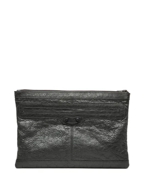 Balenciaga Pre-Owned 2018-2025 Lambskin Motocross Classic Clip M clutch bag