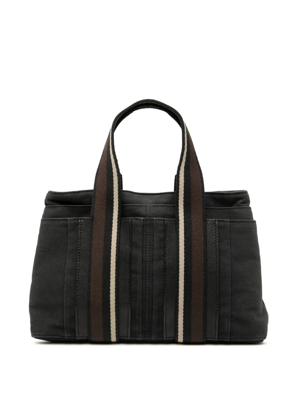 Hermès Pre-Owned 1990-2010 Canvas Sac Troca Horizontal PM handbag - Black