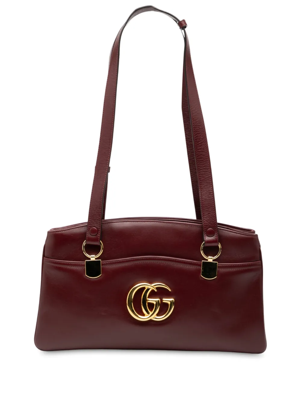 Gucci Pre-Owned 2000-2015 Large Leather Arli shoulder bag - Rot