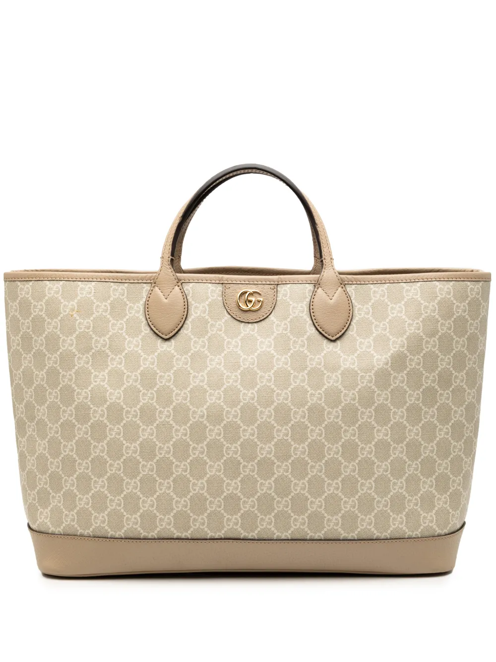 Gucci Pre-Owned 2016-2025 Medium GG Supreme Ophidia Tote satchel - Marrone