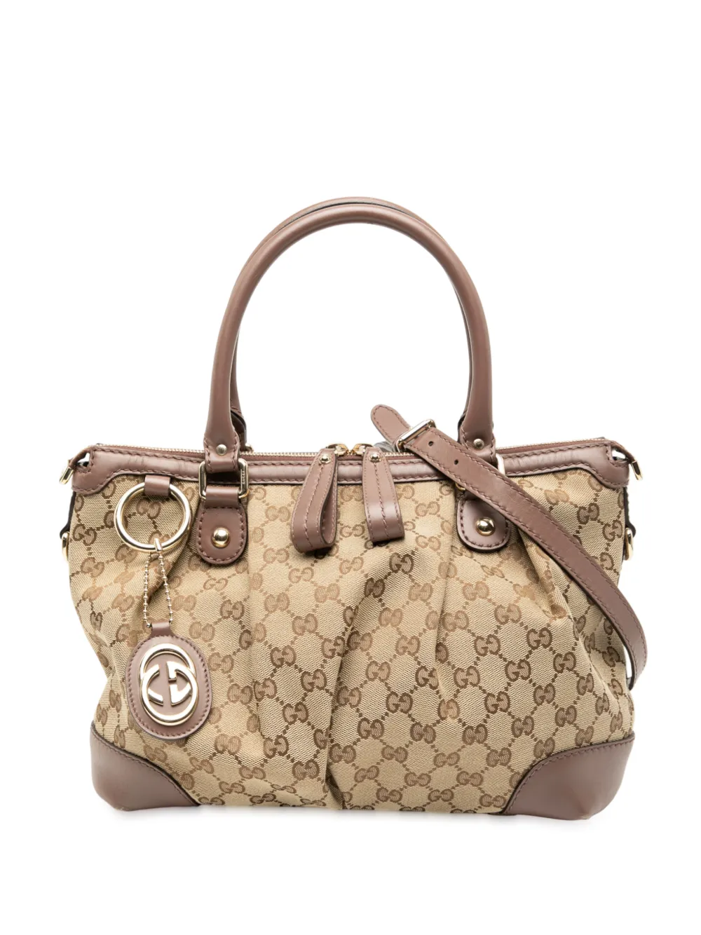 Gucci Pre-Owned 2000-2015 GG Canvas Sukey satchel - Marrone