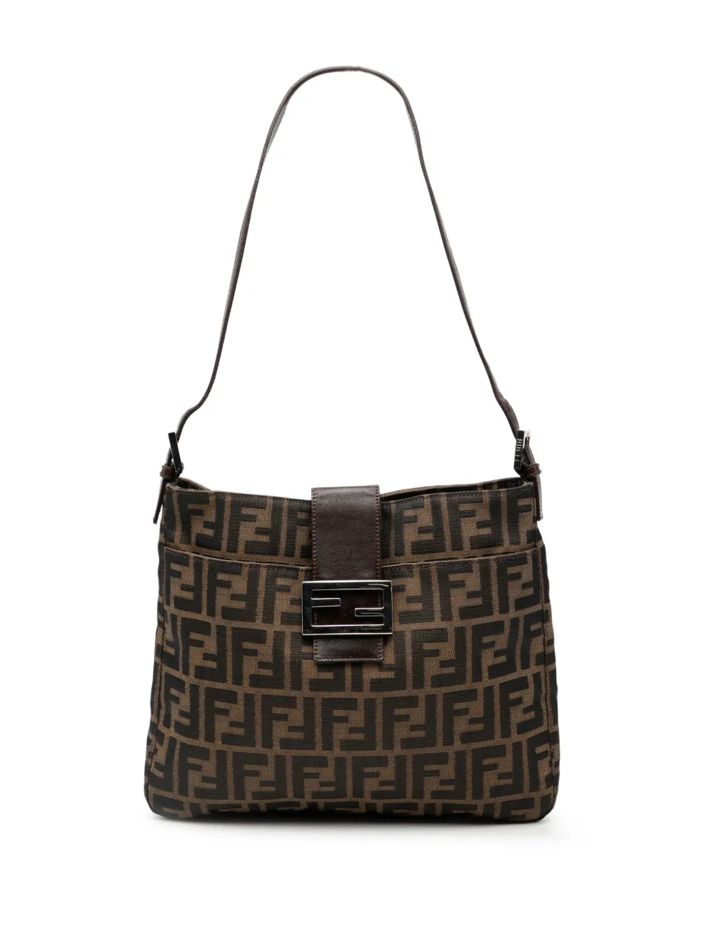 Fendi Pre-Owned 20th Century Zucca Canvas shoulder bag - Marrone