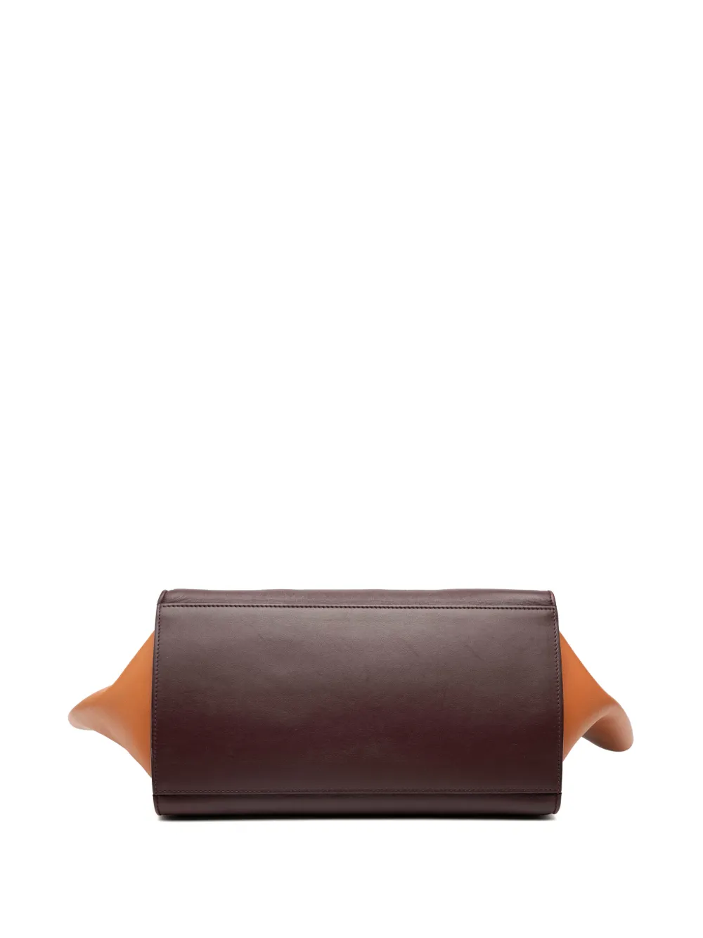 2014 Small Tricolor Leather Trapeze Satchel