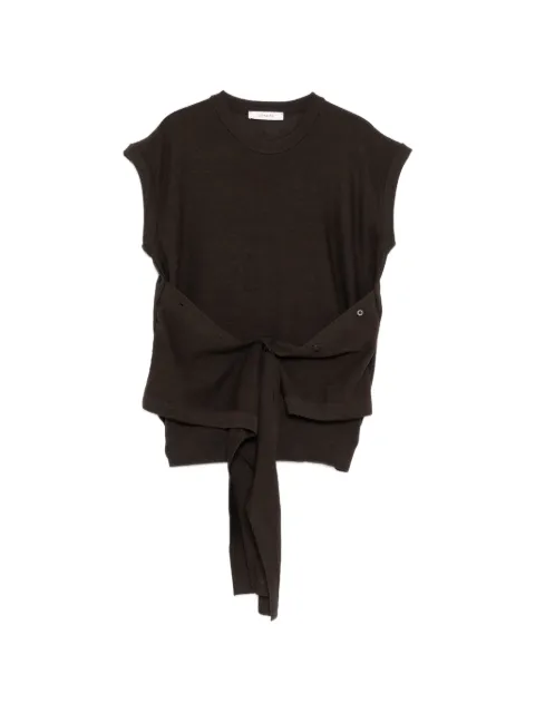 LEMAIRE tie-detail vest