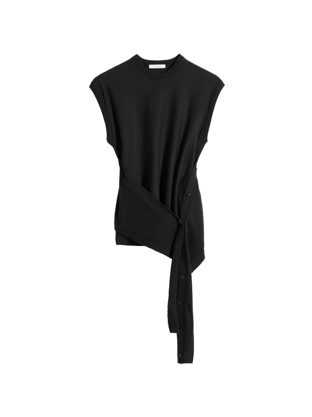 LEMAIRE tie-detail vest - Marrone