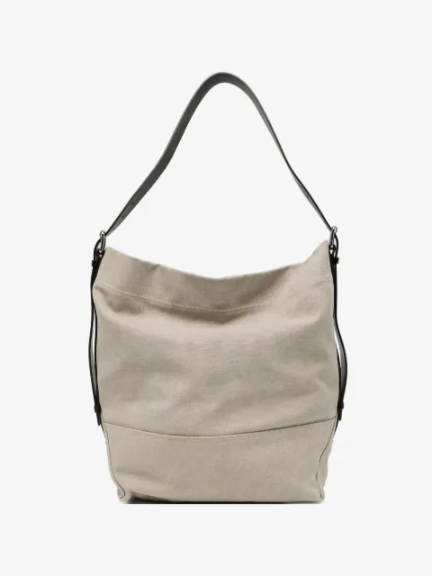 LEMAIRE belted tote bag in cotton canvas