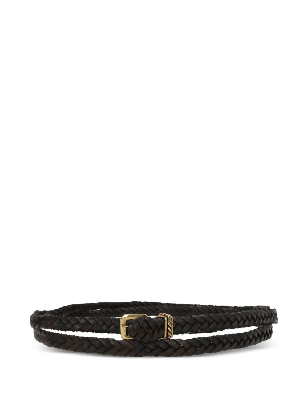 ETRO braided buckled belt - Marrone