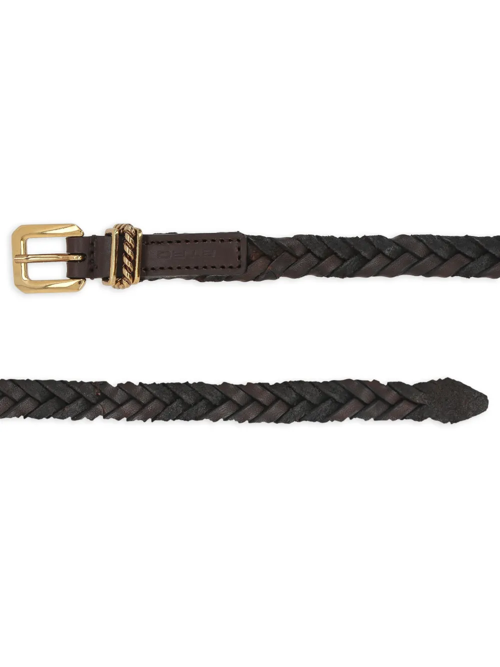 ETRO Gevlochten riem Bruin