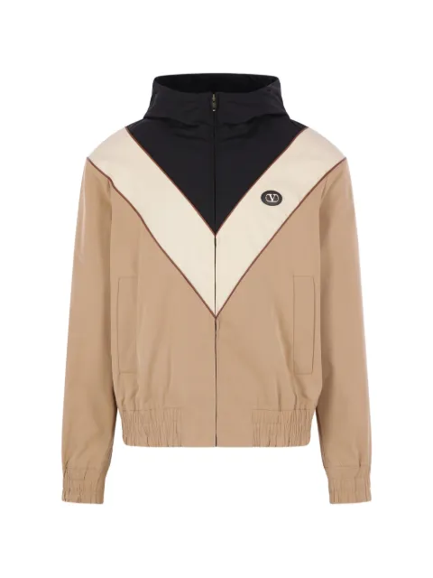 Valentino Garavani hooded zip bomber jacket