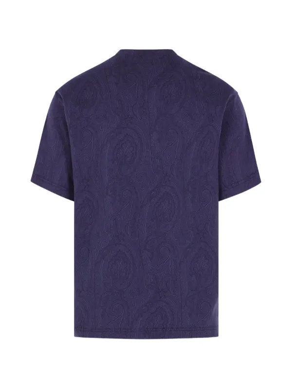 ETRO ペイズリー Tシャツ | パープル | FARFETCH JP