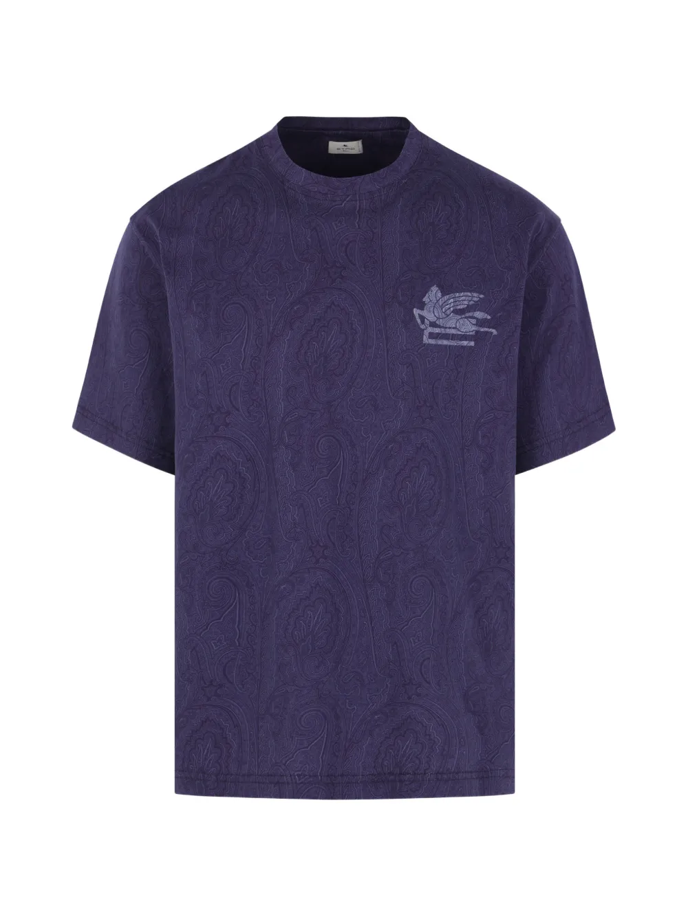 ETRO pegasus paisley T-shirt - Viola