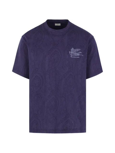 ETRO pegasus paisley T-shirt