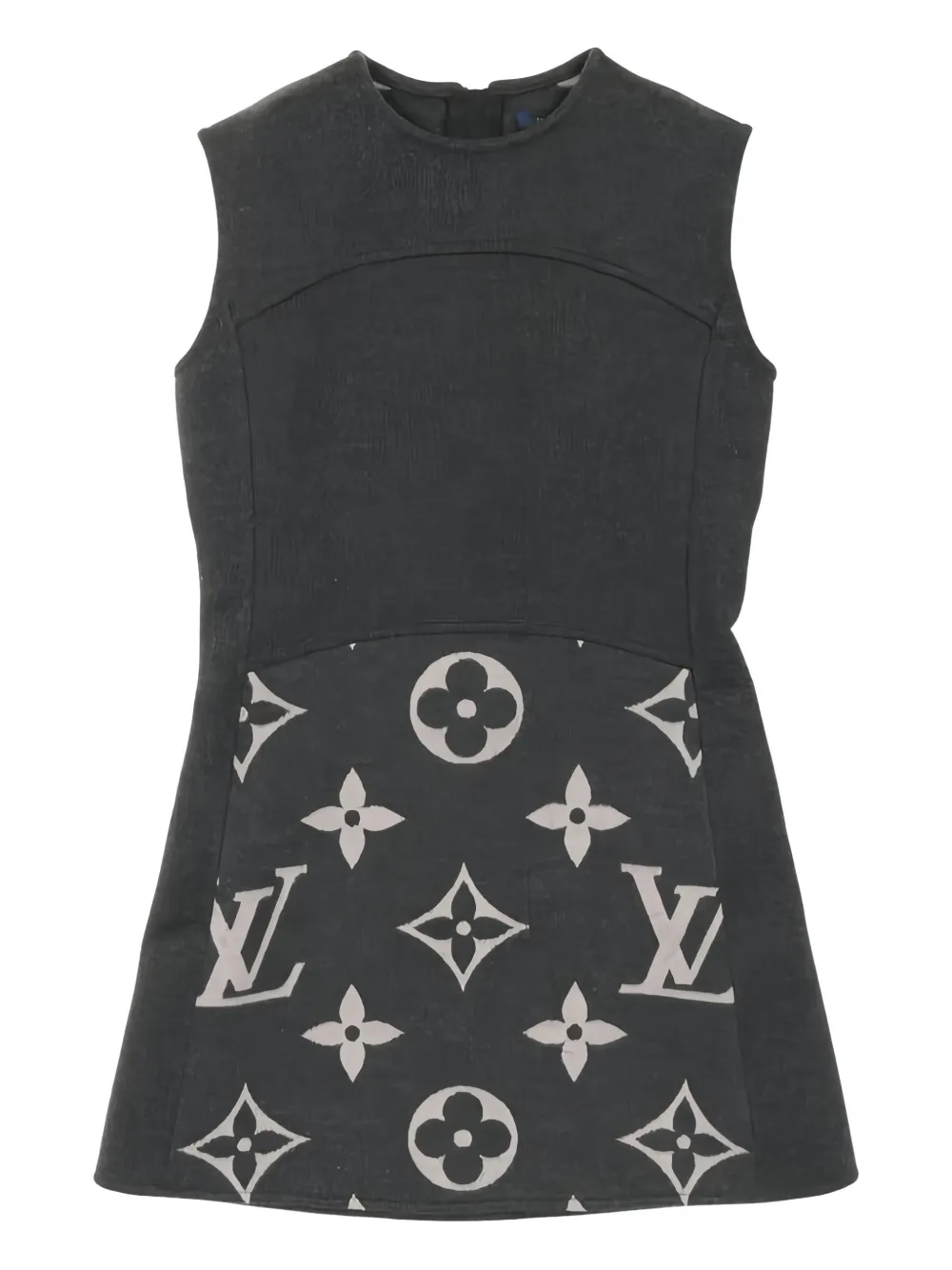 Louis Vuitton Pre-Owned monogram knitted dress - Grigio