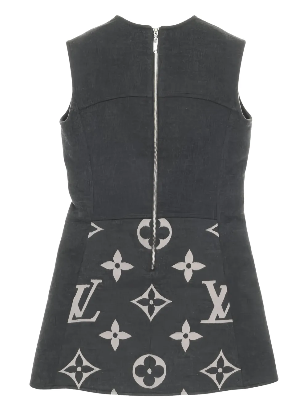 Louis Vuitton Pre-Owned monogram knitted dress - Grijs