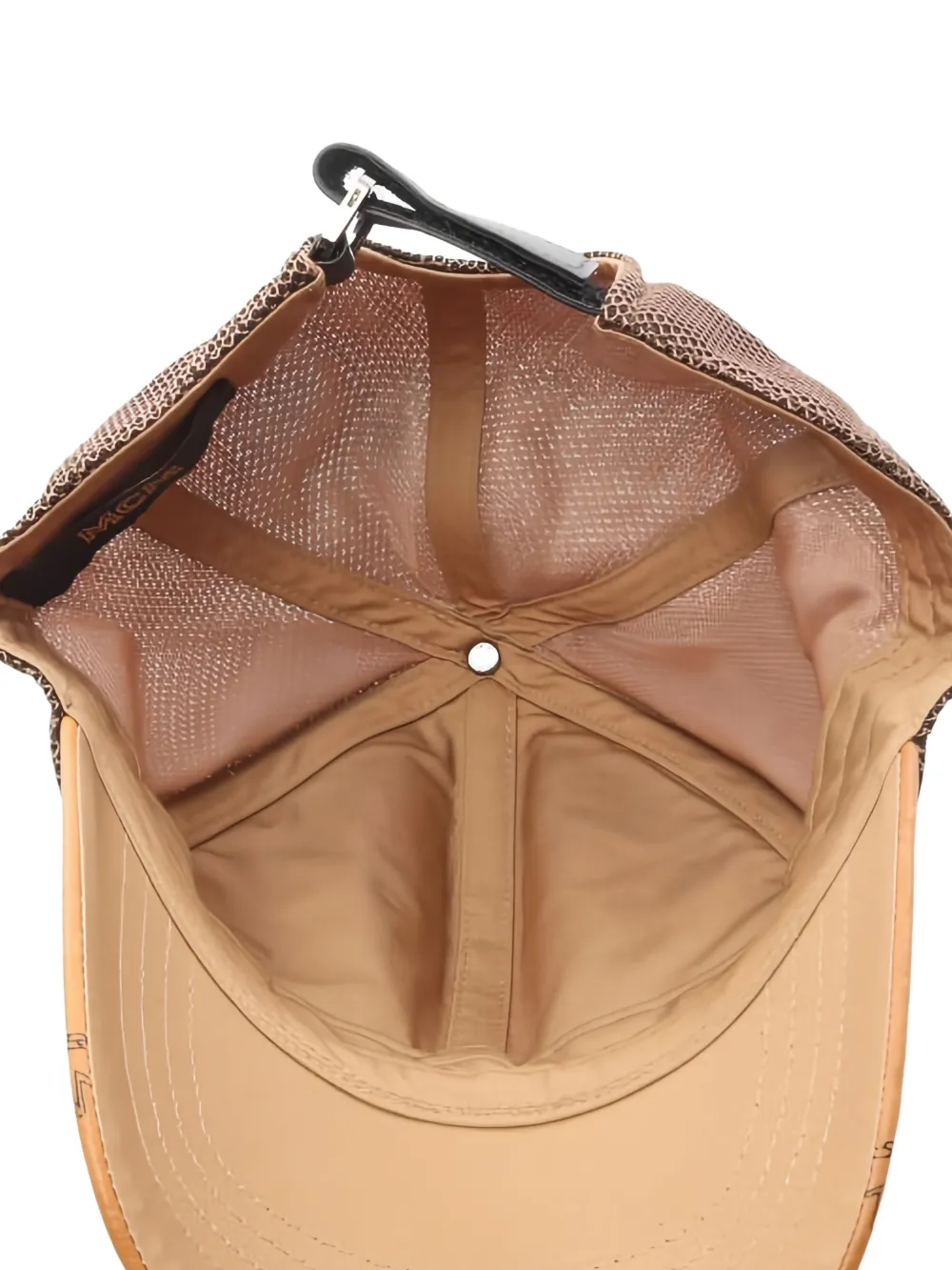  Mcm Pre-owned Visetos Classic Mesh Cap - Brown 