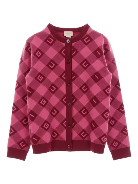 Gucci Pre-Owned check-print cardigan