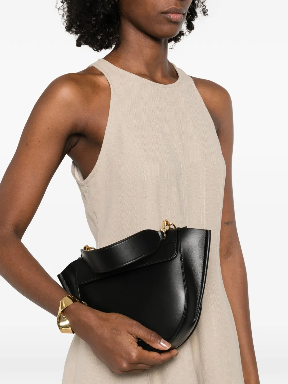 Wandler small Hortensia top-handle bag - Zwart