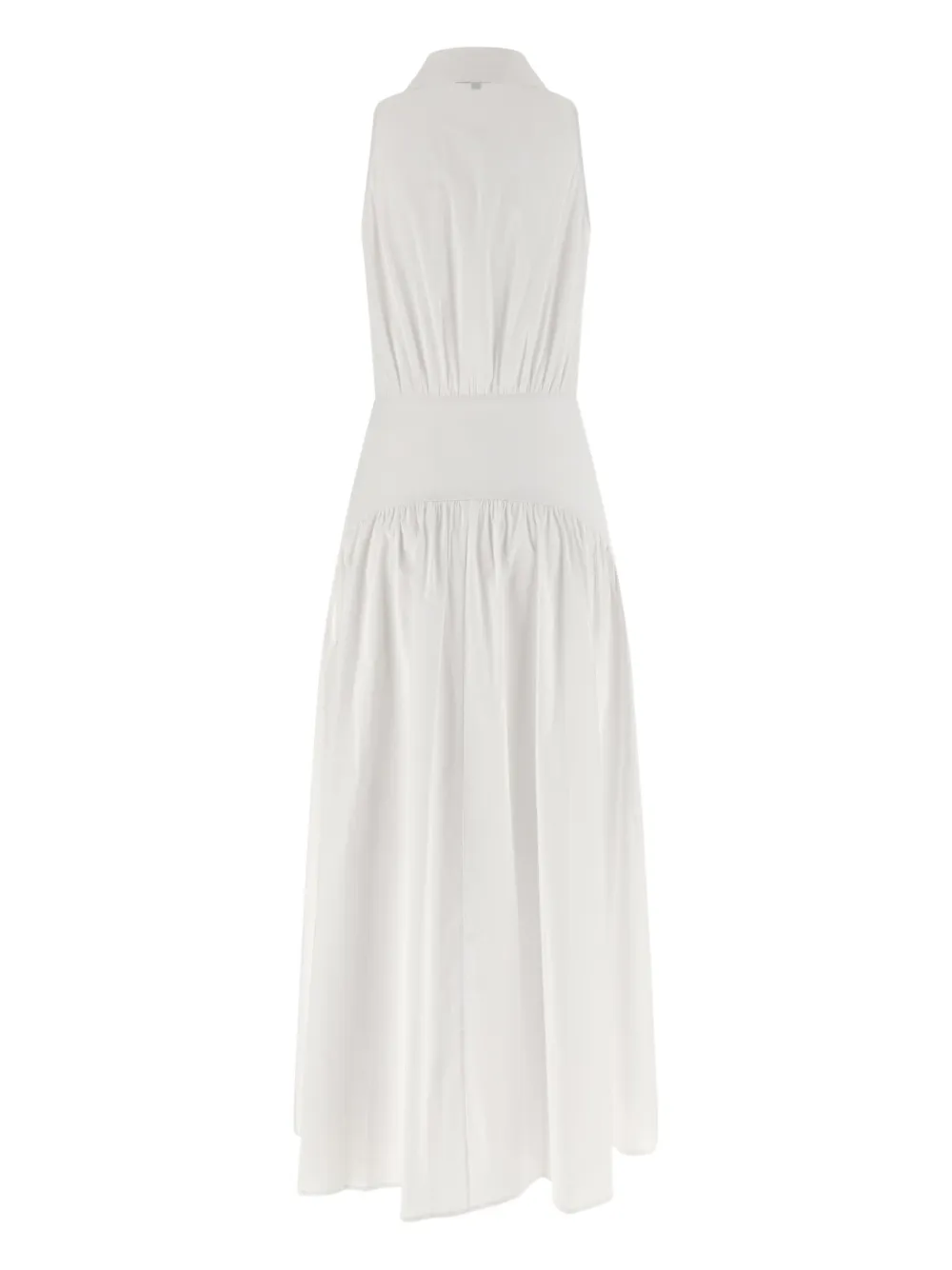 STAUD Romy wrinkled maxi dress - Wit