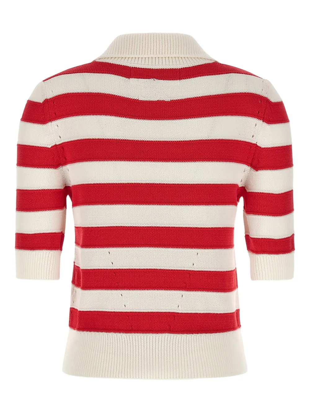 Ermanno Scervino striped polo shirt - Rood