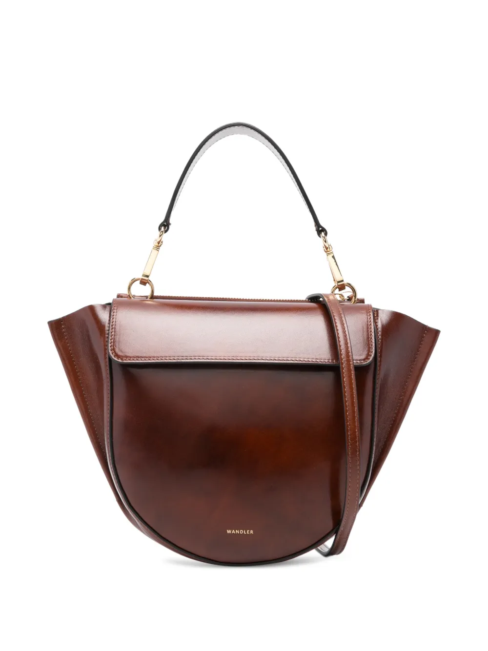 Wandler small Hortensia top-handle shoulder bag - Marrone