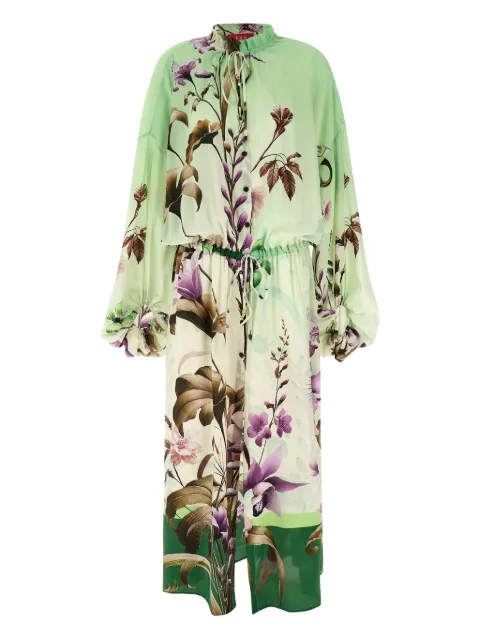 F.R.S For Restless Sleepers Cenide ruffled floral-print maxi dress