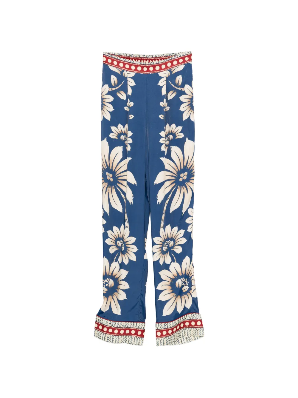 FARM Rio floral trousers - Blu