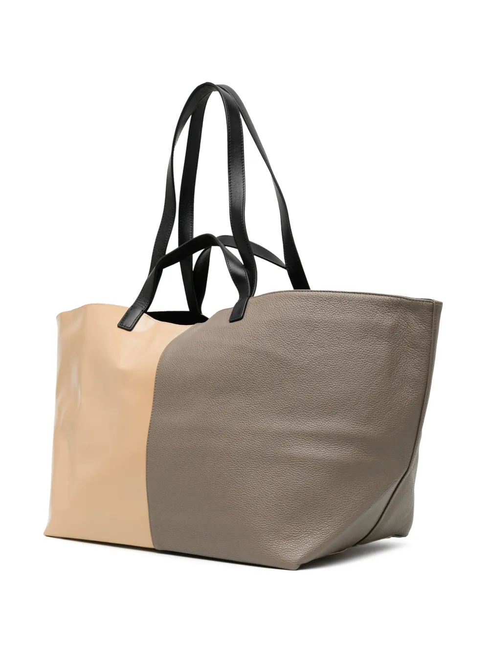  Cahu Colourblock Tote Bag - Neutrals 