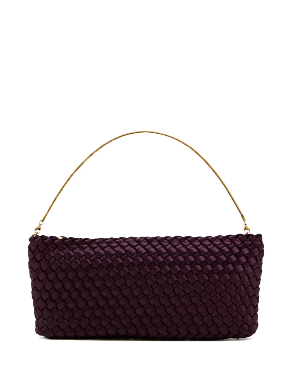 NAGHEDI Gala woven handle shoulder bag - Purple