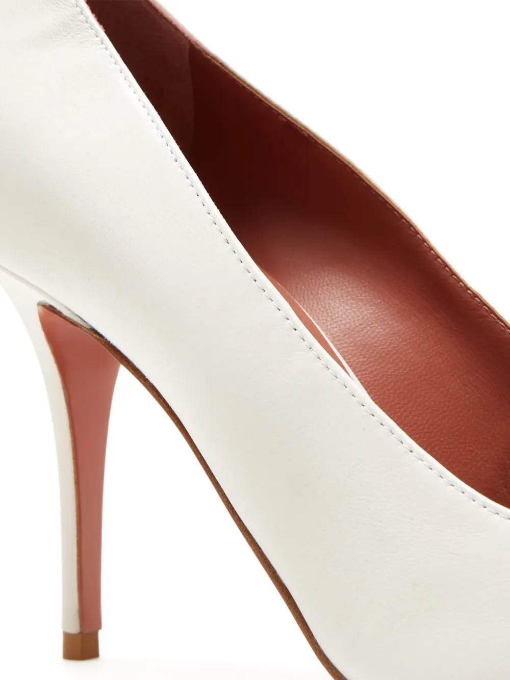 Amina Muaddi Barbara pointed pumps Wit