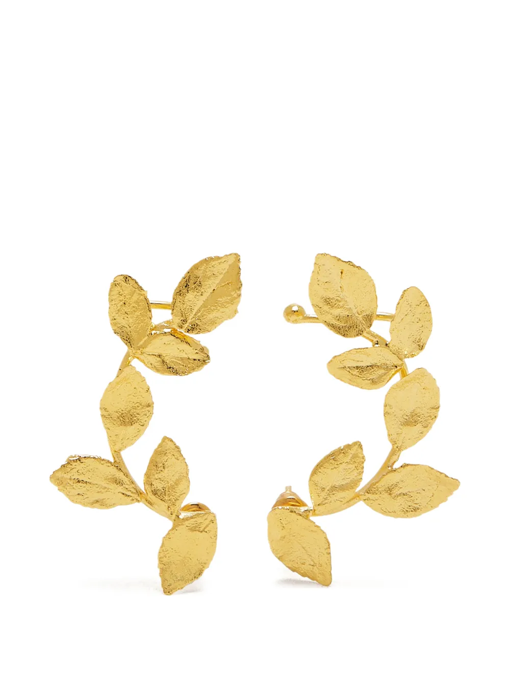 Lynyer Climbing Leaf earrings - Oro