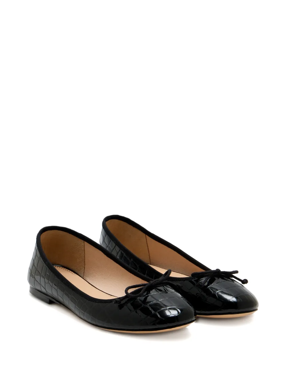 HOUSE OF BALLERINAS Chloe ballerina's met strikdetail Zwart