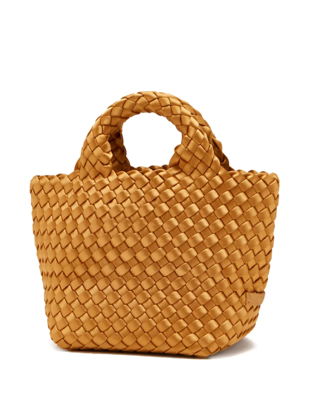 NAGHEDI St. Barths Petit woven tote bag - Goud