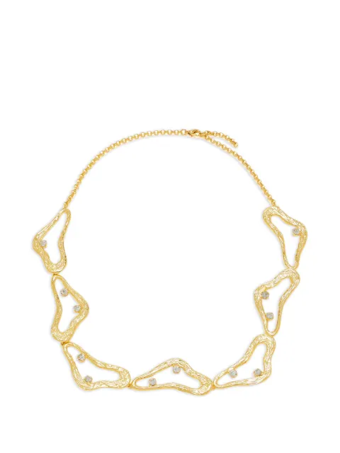 Lynyer Celestial Whispers textured embellished necklace