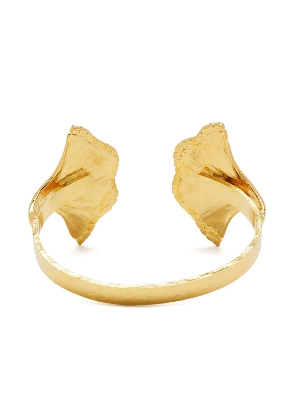 Lynyer Enchanted Flora crystal-embellished cuff bracelet - Goud