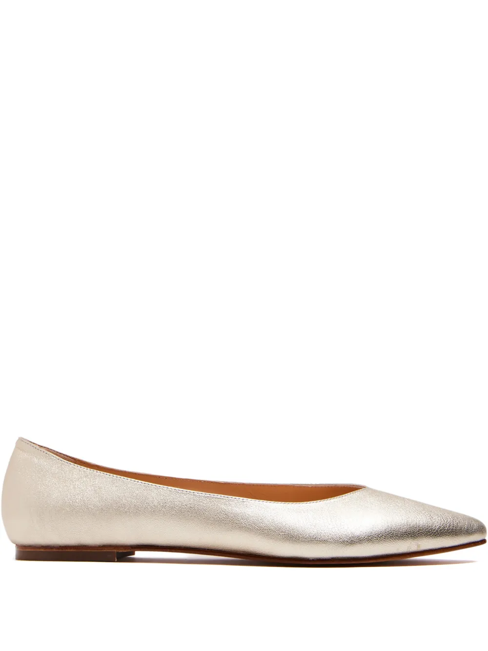 HOUSE OF BALLERINAS Diane pointed-toe ballet flats - Oro