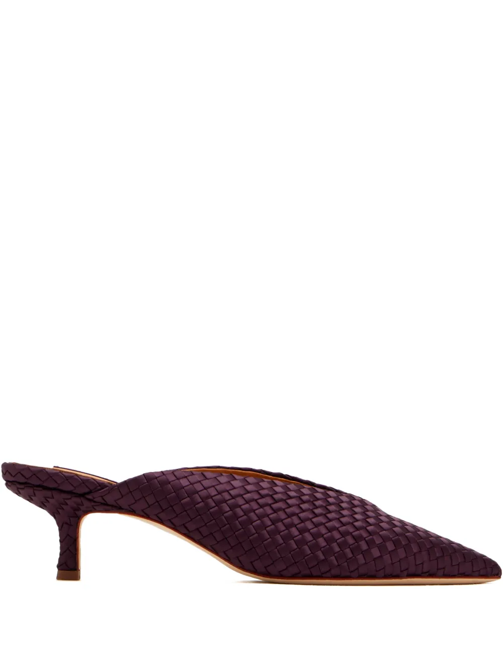 NAGHEDI woven-deisgn heeled mules - Viola