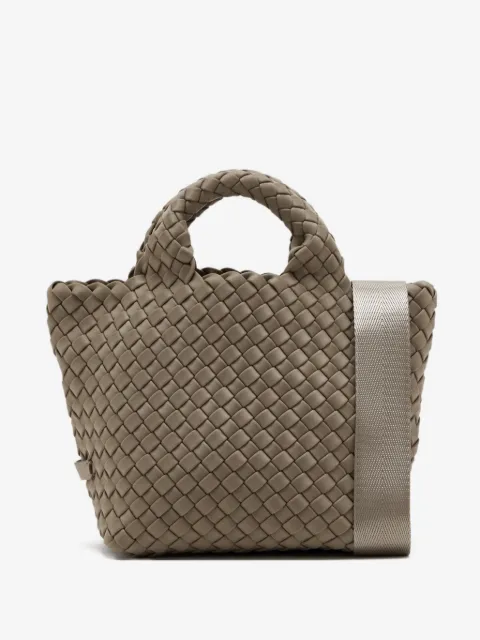 NAGHEDI St. Barths petit woven-design tote bag