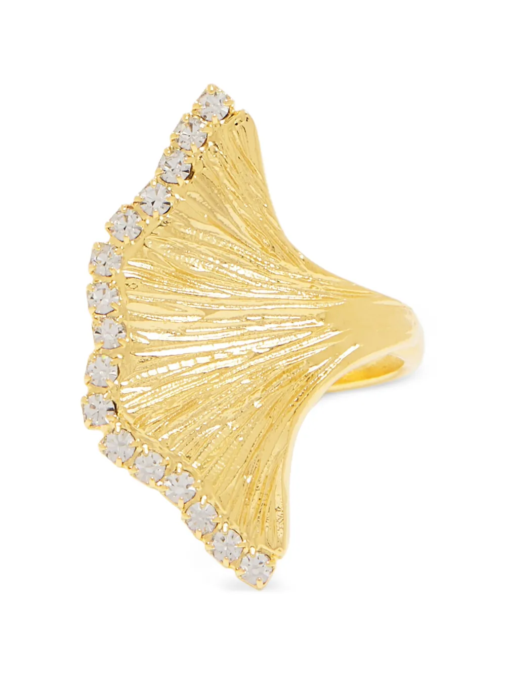 Lynyer Enchanted Flora embellished ring - Oro