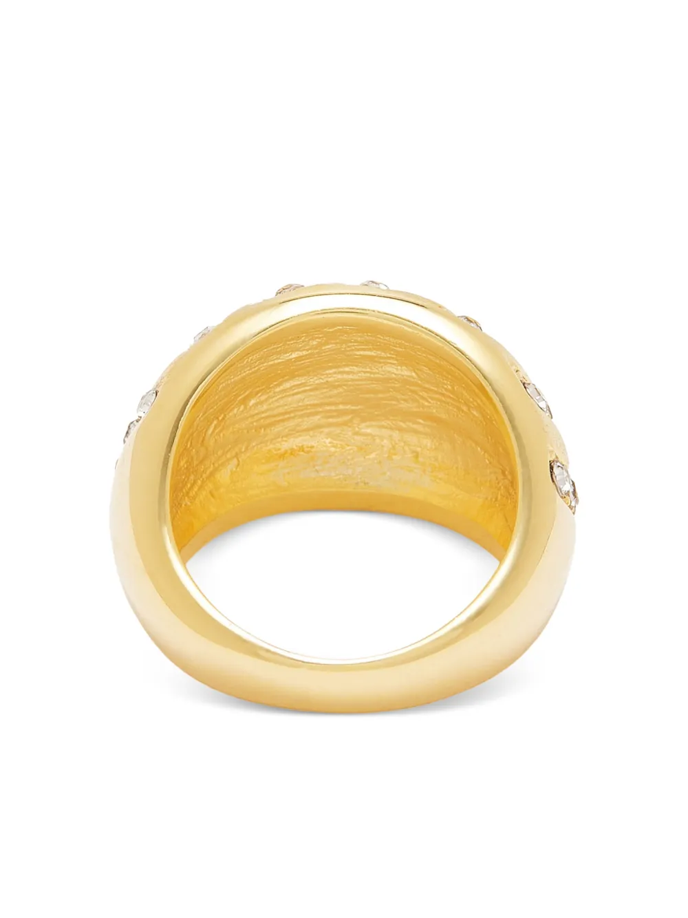 Lynyer Aurora Wave crystal wave ring - Goud