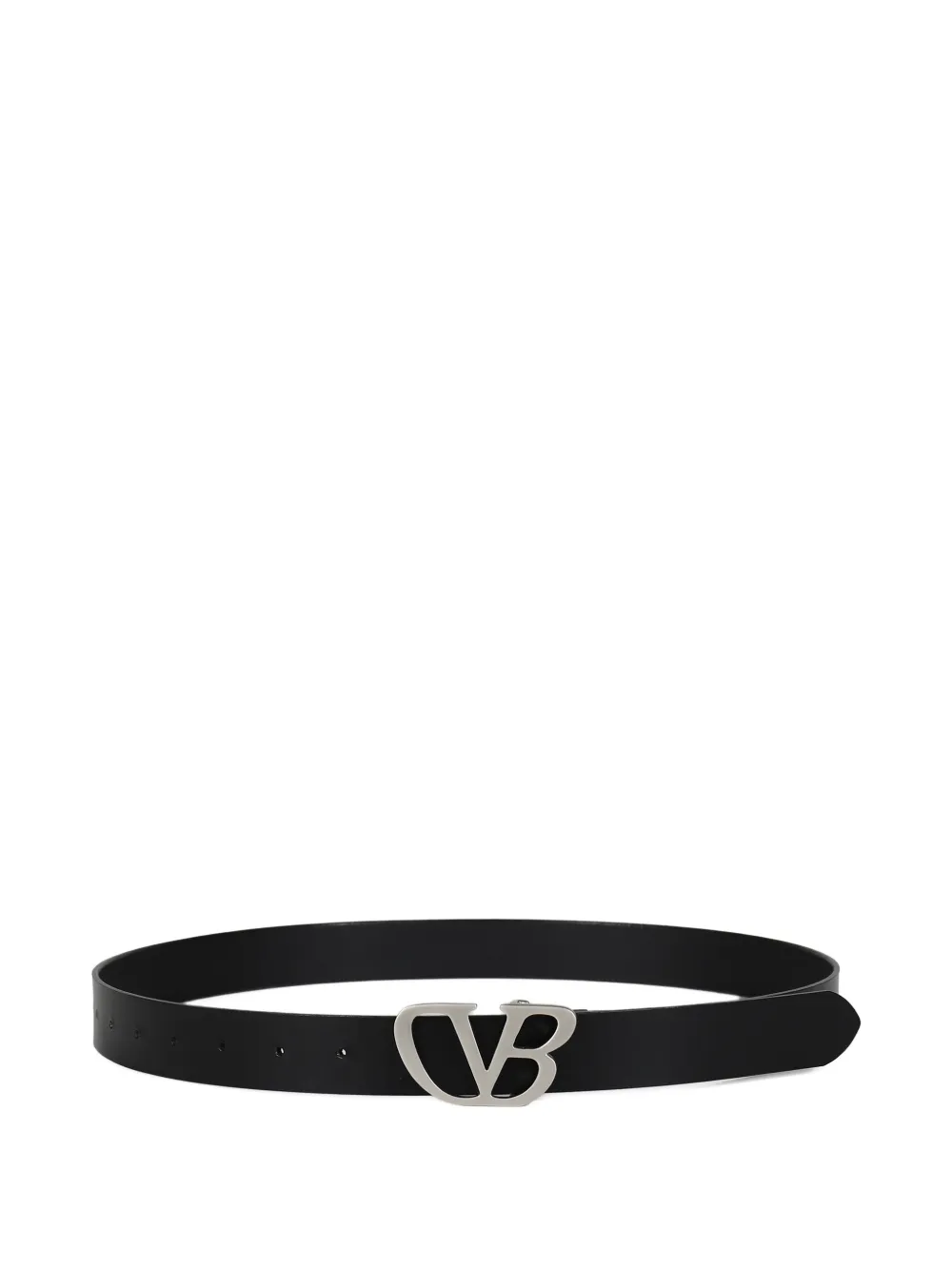 Doublet logo-buckle belt - Schwarz