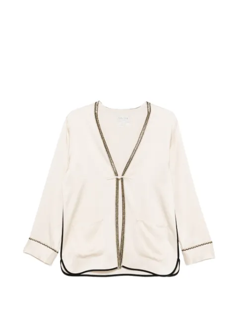 Forte Forte chamarra con bolsillos de parche