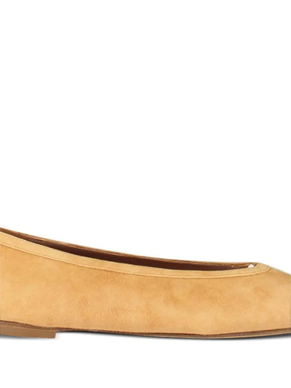  Casa Isota Dafne Pointed Toe Ballet Flats - Neutrals 