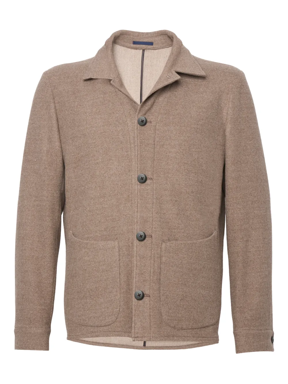 FRANZESE COLLECTION wool shirt jacket - Toni neutri
