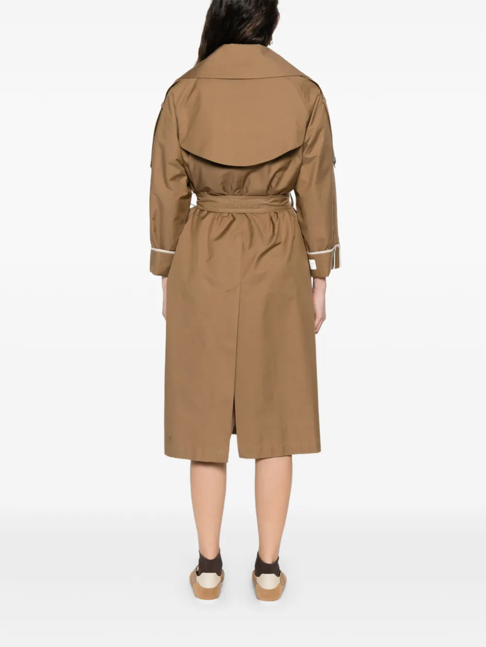 Max Mara Jas met gekerfde revers Bruin