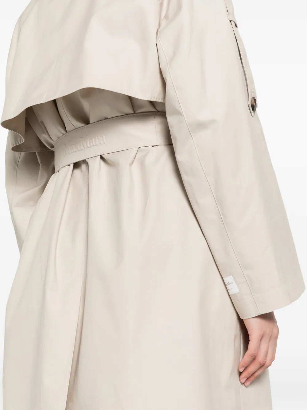 Max Mara Jas met ceintuur Beige