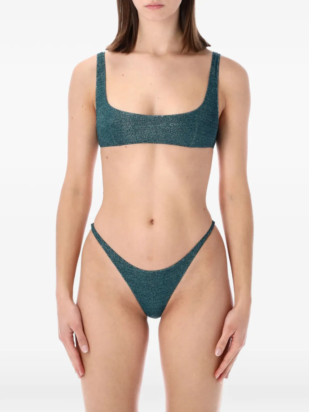 Oséree Glitter-finish Bikini - Green 
